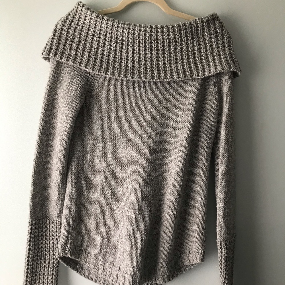 Off the shoulder sweater